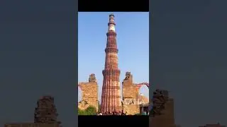 UNESCO Wonder &ndash; Qutub Minar | Travel Shorts 🌍✨#trending #viralvideo #shorts