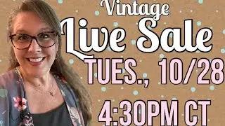 Live Vintage Variety Sale & Chat!