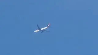Virgin Atlantic A330 departing Manchester to New York over Liverpool ✈️