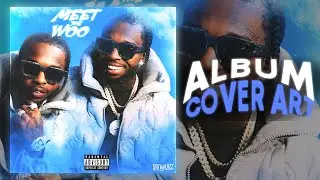 How To Make Album Cover Art | Pop Smoke | Graphic Poster Cover Art | Photoshop