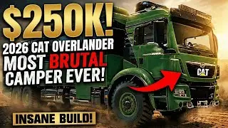 Кемпер Caterpillar Overlander 2026 года за 250 000 долларов &mdash; самый брутальный кемпер из когда-ли...