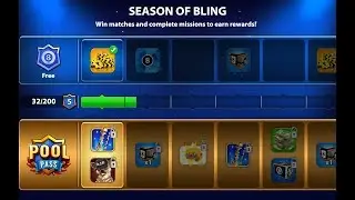 Абонемент на бассейн Сезон Bling LIVE в бильярдной 8 Ball Pool