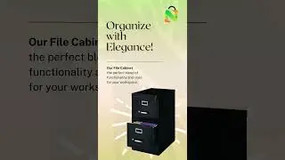 Transform Your Workspace | Introducing Our File Cabinet | Northbin  #shopify #ecommerce #cabinet