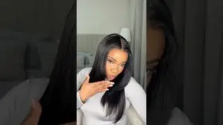 Yaki straight wig from @ISEEHAIR #yakihair #hairtransformation #wiginstall