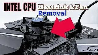 HOW To Remove Intel CPU Stock Cooler Heatsink & Fan