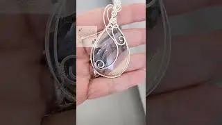 Gorgeous handsome pendant pink opal silver 925🩷