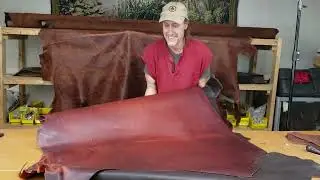 UNBOXING our New Bison Leathers