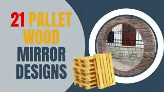 21 Pallet Wood Mirror Design Ideas