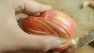 G-ART-APP | Apple Swan Fruit Carving
