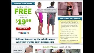 BeActive As Seen On TV Commercial Buy BeActive As Seen On TV Sciatic Back Pain Relief Lower Back