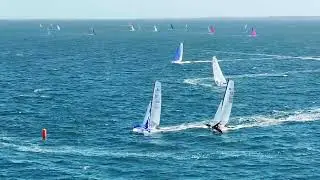 The Battle for the Lead: Race 6 Drone Footage | F18 World Championships