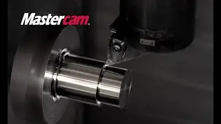 Mastercam Lathe programming Part.48 - Lathe Example - Eg 09 Rough, Contour Rough and Finish