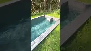 Shipping container pool in Sweden!