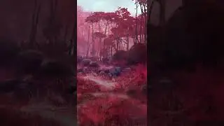 Planet where grasses are red #thecosmodox