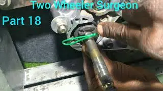 Hero honda splendor how to fit  kicker spring in easy method