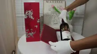 Wine Magnetic Foldable Gift Box With EPE Pearl Cotton