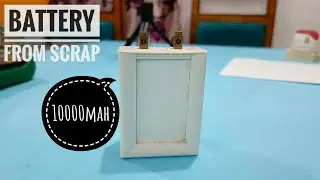 Step-by-Step: Building a Rechargeable Battery from Electronics Scrap🔥