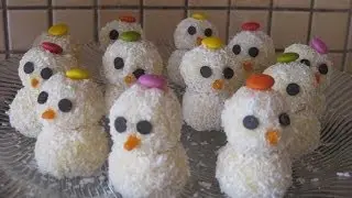 Snowman Cake Pops