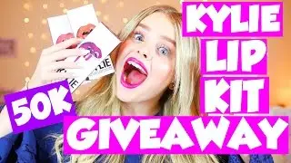 KYLIE JENNER LIP KIT GIVEAWAY!! 50K SUBSCRIBERS!! (CLOSED) INTERNATIONAL)