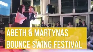 Abeth Farag & Martynas Stonys - Lindy Hop social demo | Bounce Swing Festival 2019