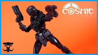Four Horsemen Cosmic Legions Hvalkatar: Book One T.U.5.C.C. ENGINEER TEST SHOT Action Figure Review
