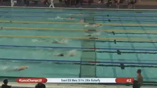Lancashire County Swimming Championships 2018 Session 8