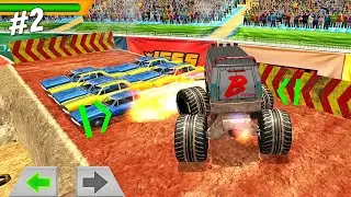 Monster Truck Arena #2 B-Team Van Trucks Android Gameplay HD