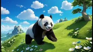 Panda Bear, Panda Bear, Twirl Around! | Joyful Panda Song for Toddlers | Fun Animal Nursery Rhyme