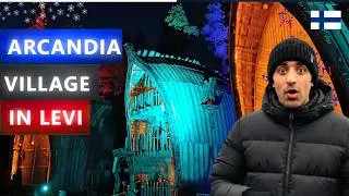 Aesthetic Village Park in Levi Lapland | Snow Glow Park in Winter Wonderland Finland | Episode 3
