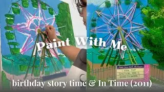 relaxing art podcast | paint with me + story time