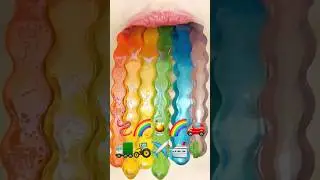 ASMR RAINBOW JELLY 무지개 젤리 (eating sounds)