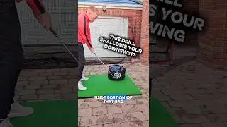 STOP Coming Over the Top 😱 Fix Your Steep Downswing in 30 Seconds #golf #golftips #golflesson