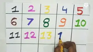 12345 Numbers writing video || numbers 123 for kids || Tracing numbers
