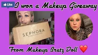I won a giveaway from Makeup Bratz Doll