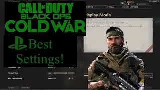 The Best PS4 Controller Settings for Call Of Duty: Cold War!