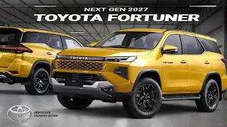 TOYOTA FORTUNER 2027: Более современный, смелый и футуристический экстерьер? Обновленный дизайн.