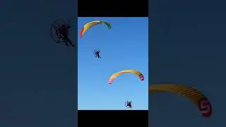 Развлечение на мотопараплан #entertainment #sports #fly