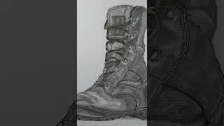 Boot Pencil Drawing  #shades #art #boot