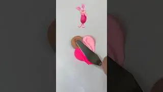 What to do mixed?Winnie-the-pooh character#asmrart#asmrsounds#relaxing#colormixing#satisfying#asmr