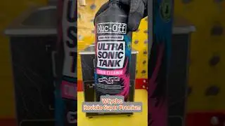 Muc-off Ultra Sonic Tank starring in WCycles Super Premium Service #mucoff #roadbike #wcycles