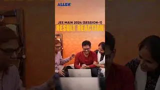 JEE Main 2024 (Session 1) Exam 😮 Result Reaction | Emotional Moments #shorts