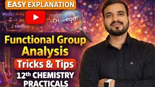Functional group analysis  || class 12th practical tips and tricks #a2zpracticals 
