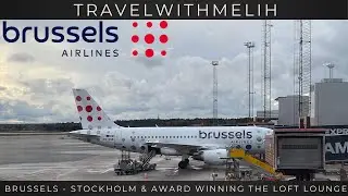 How good is Brussels Airlines and their award winning lounge 