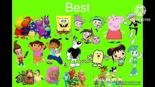 My Best to Worst Nickelodeon Characters List