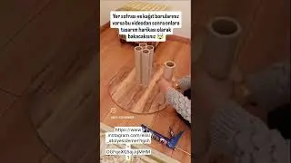 Yer sofrası ve kağıt borulardan yaptığım orta sehpa #diy #gerid&ouml;n&uuml;ş&uuml;m #kendinyap #handmade