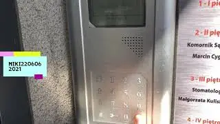 Domofon Proel KDC 3100 - Zły kod