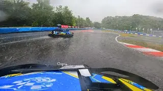 Racing in the RAIN at Buckmore Park Karting Track!