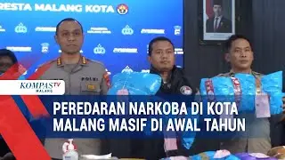 Peredaran Narkoba Masif di Awal Tahun, Polresta Malang Kota Sita 15Kg Ganja!