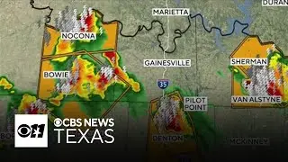Strong to severe storms move through North Texas