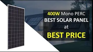 Bluebird 400 Watt Mono PERC Solar Panel | Solar Panel Price In India 2022 | बेस्ट सोलर पैनल For home